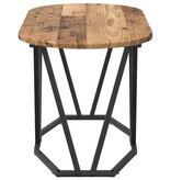 VidaXL Salontafel Oud Hout 80x40x40,5 cm Geengineerd Hout en Metaal