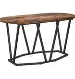 VidaXL Salontafel Gerookt Eiken 80x40x40,5 cm Geengineerd Hout en Metaal