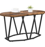 VidaXL Salontafel Gerookt Eiken 80x40x40,5 cm Geengineerd Hout en Metaal