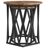 VidaXL Bijzettafels 2 Stuks Oud Hout Geengineerd Hout