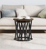 VidaXL Bijzettafels 2 stuks Gerookt Eiken Geengineerd Hout