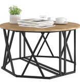 VidaXL Salontafel Artisan Eiken 80x80x42 cm Gemaakt van Engineered Wood