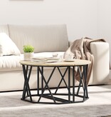 VidaXL Salontafel Sonoma Eiken 80x80x42 cm Gelaagd Hout