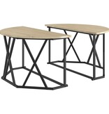 VidaXL Salontafel Sonoma Eiken 80x80x42 cm Gelaagd Hout