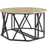 VidaXL Salontafel Sonoma Eiken 80x80x42 cm Gelaagd Hout