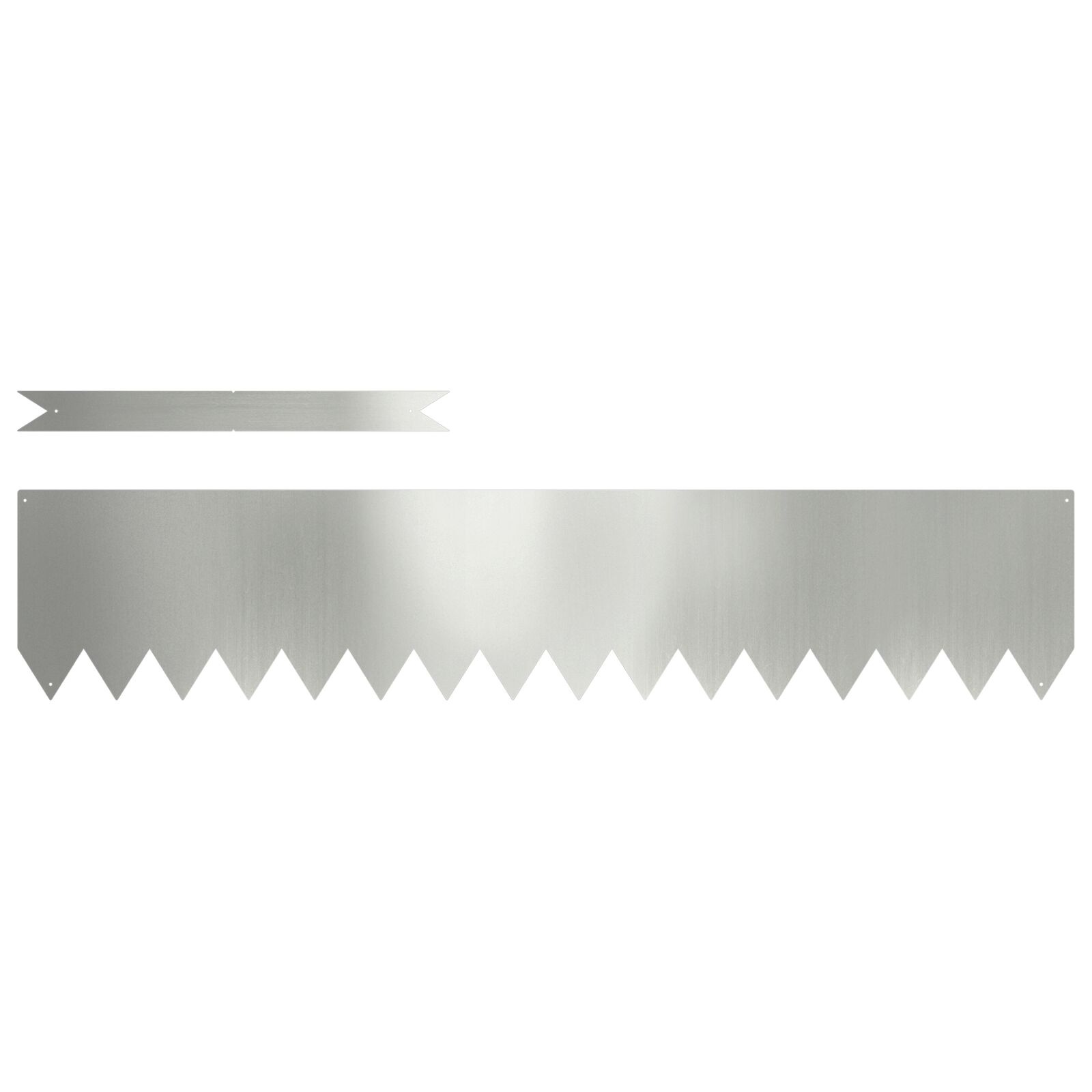 VidaXL Grasrand 20 stuks 100x0,5x20 cm Gegalvaniseerd Staal