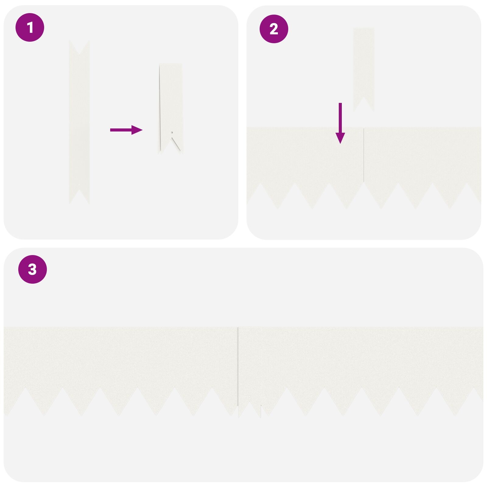 VidaXL Grasrand 50 stuks Wit 100x0,5x15 cm Staal