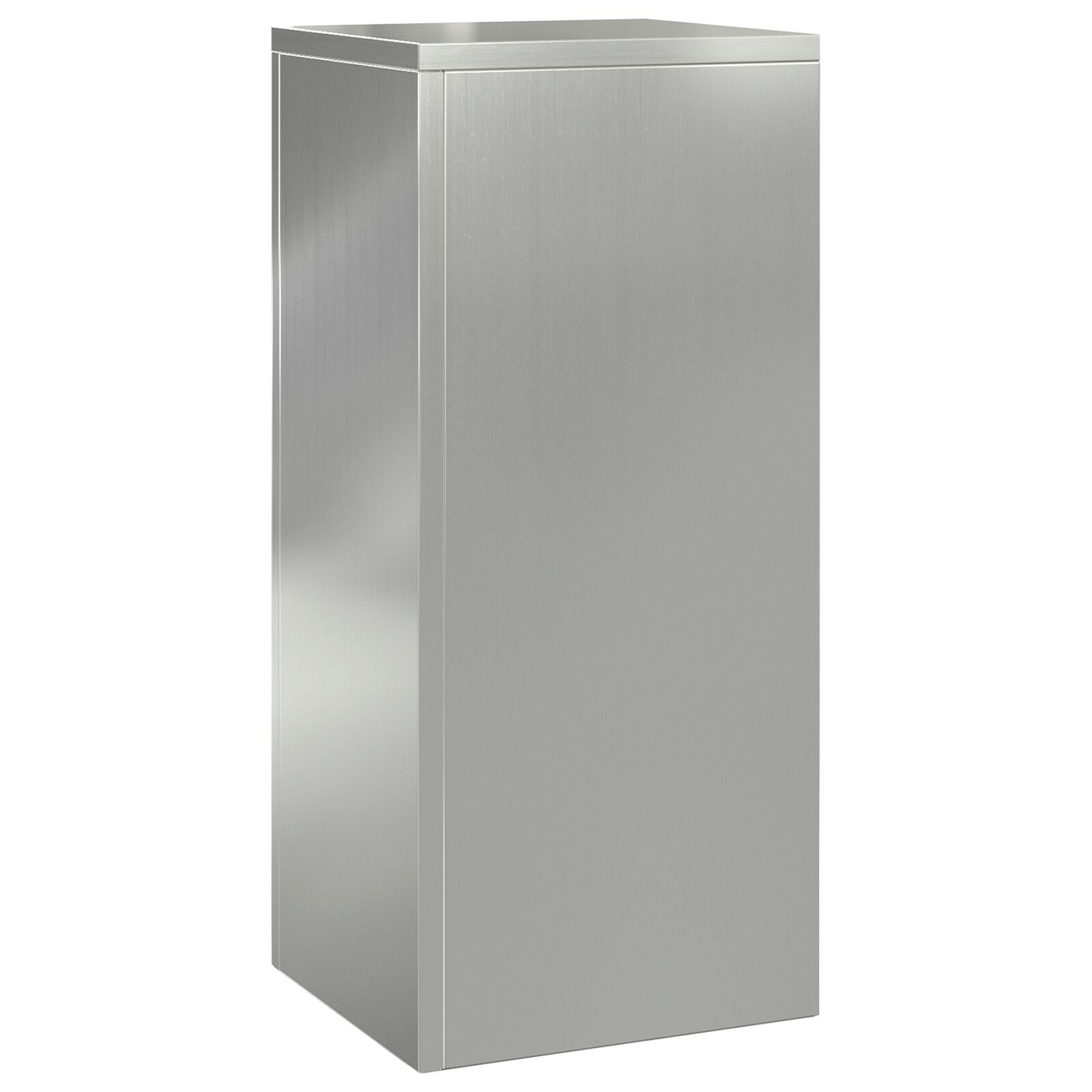 VidaXL Buitenplantenstandaarden Pilaar 2 stuks 24x24x55 cm Verzinkt Staal