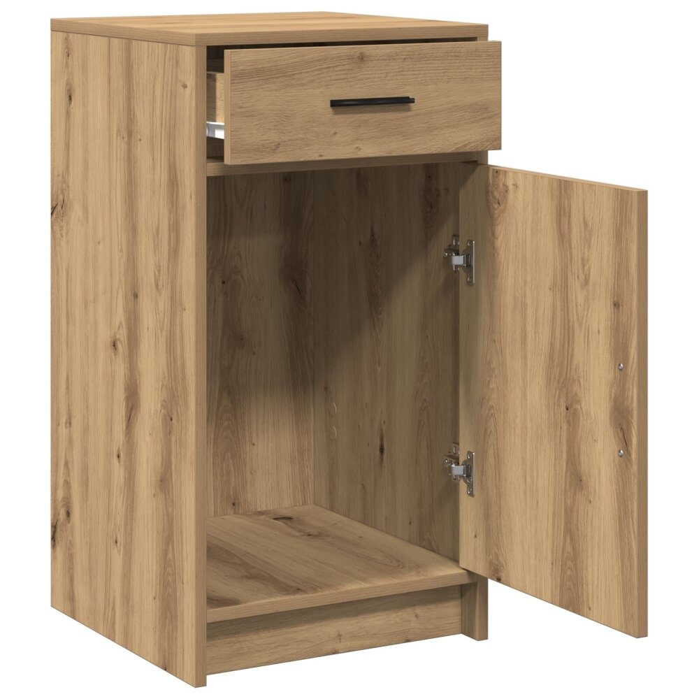 VidaXL Dressoir Artisan Eiken 40x41x75 cm Bewerkt Hout