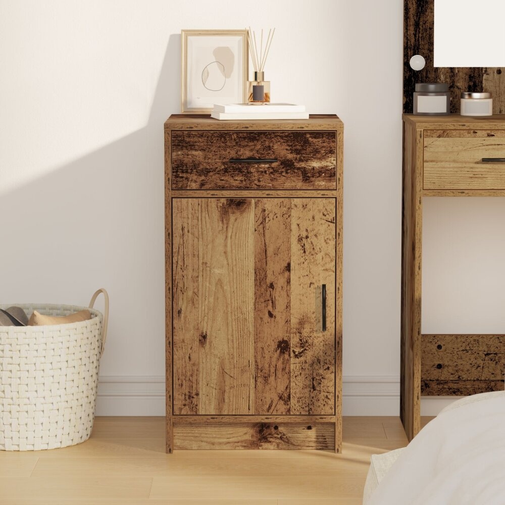 VidaXL Dressoir Oud Hout 40x41x75 cm Bewerkt Hout