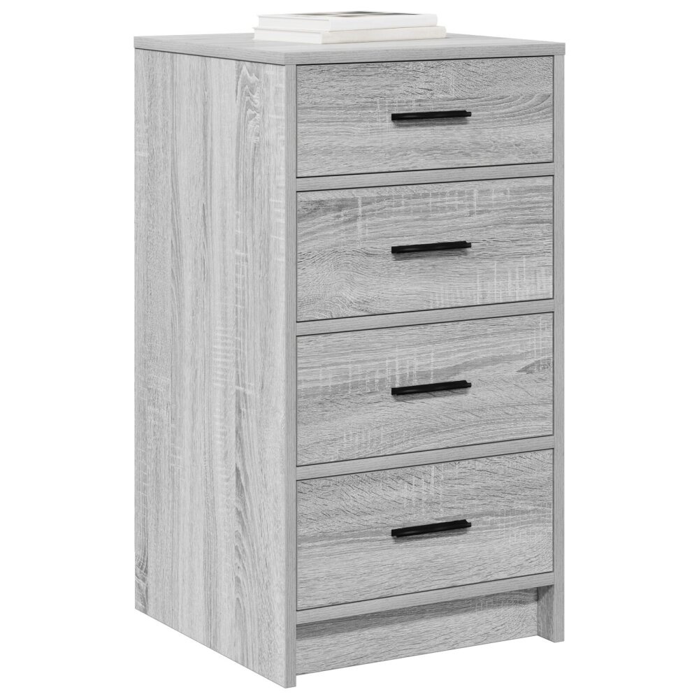 VidaXL Dressoir Grijs Sonoma 40x41x75 cm Geengineerd Hout