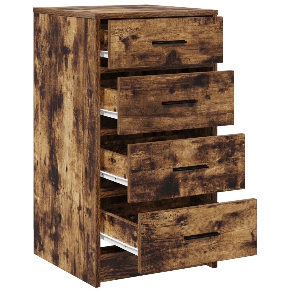 VidaXL Dressoir Gerookt Eiken 40x41x75 cm Engineered Hout