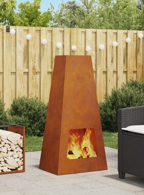 VidaXL Vuurkorf 50x35x100 cm Weerbestendig Staal