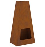 VidaXL Vuurkorf 50x35x100 cm Weerbestendig Staal