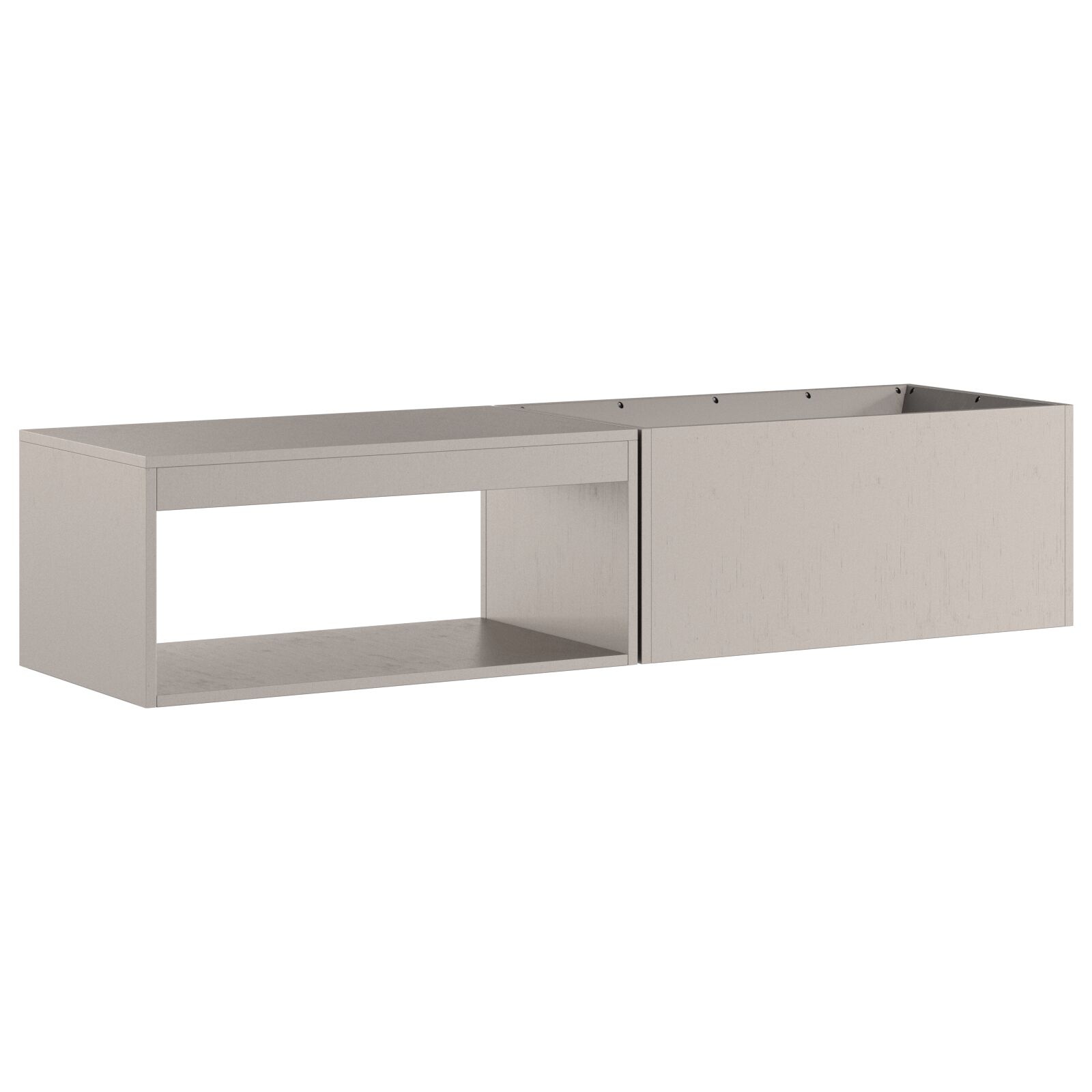 VidaXL Vuurkorf met Houtopslag 160x45x35 cm Verweerd Staal