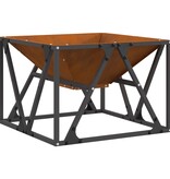 VidaXL Vuurkorf Vierkant 50x50x35 cm Weerbestendig Staal
