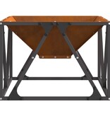 VidaXL Vuurkorf Vierkant 50x50x35 cm Weerbestendig Staal