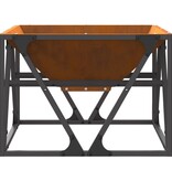 VidaXL Vuurkorf Vierkant 50x50x35 cm Weerbestendig Staal
