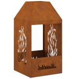 VidaXL Vuurkorf 50x50x100 cm Weerbestendig Staal