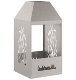 VidaXL Vuurkorf 50x50x100 cm Weerbestendig Staal