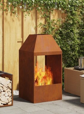 VidaXL Vuurnest 50x50x100 cm Weerbestendig Staal