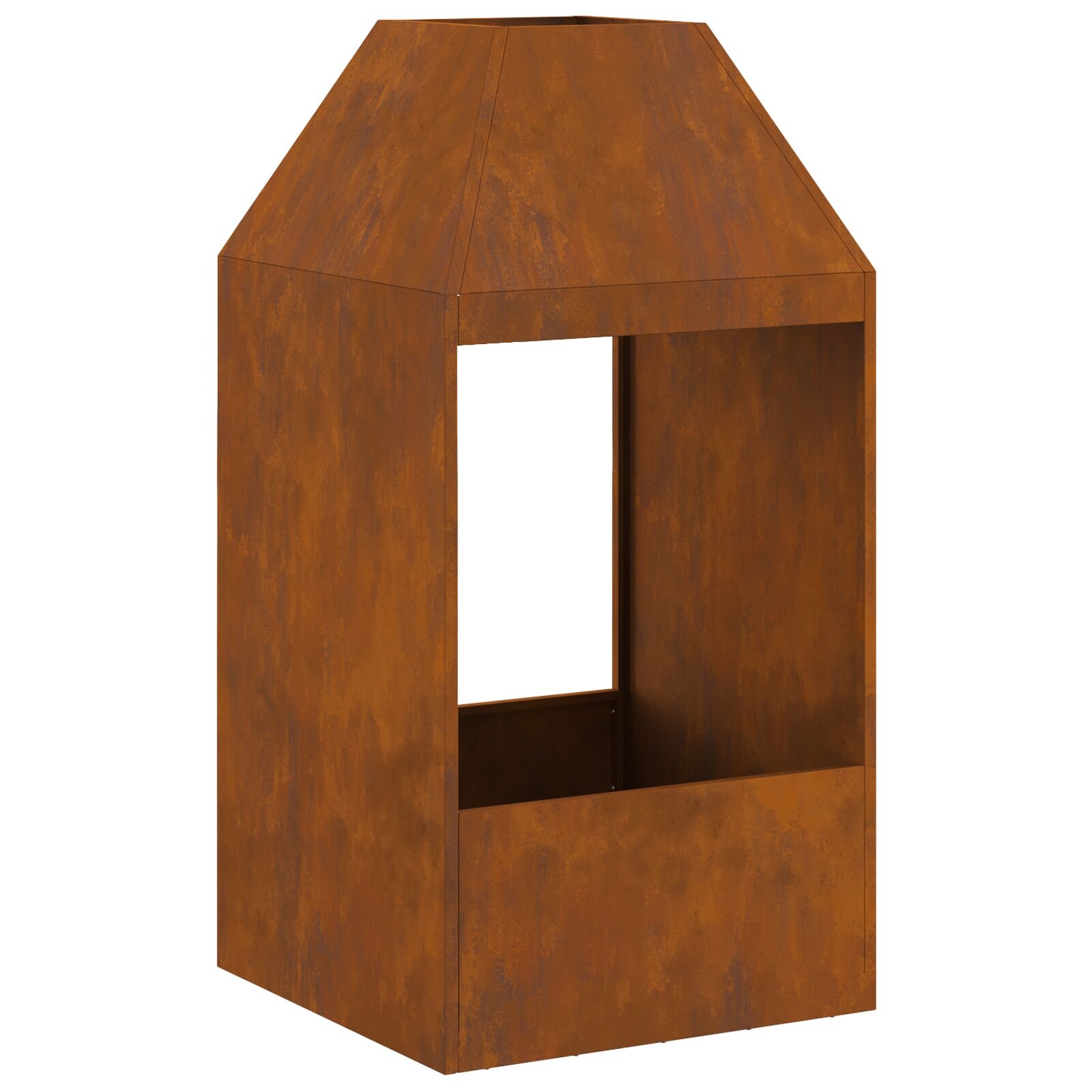 VidaXL Vuurnest 50x50x100 cm Weerbestendig Staal