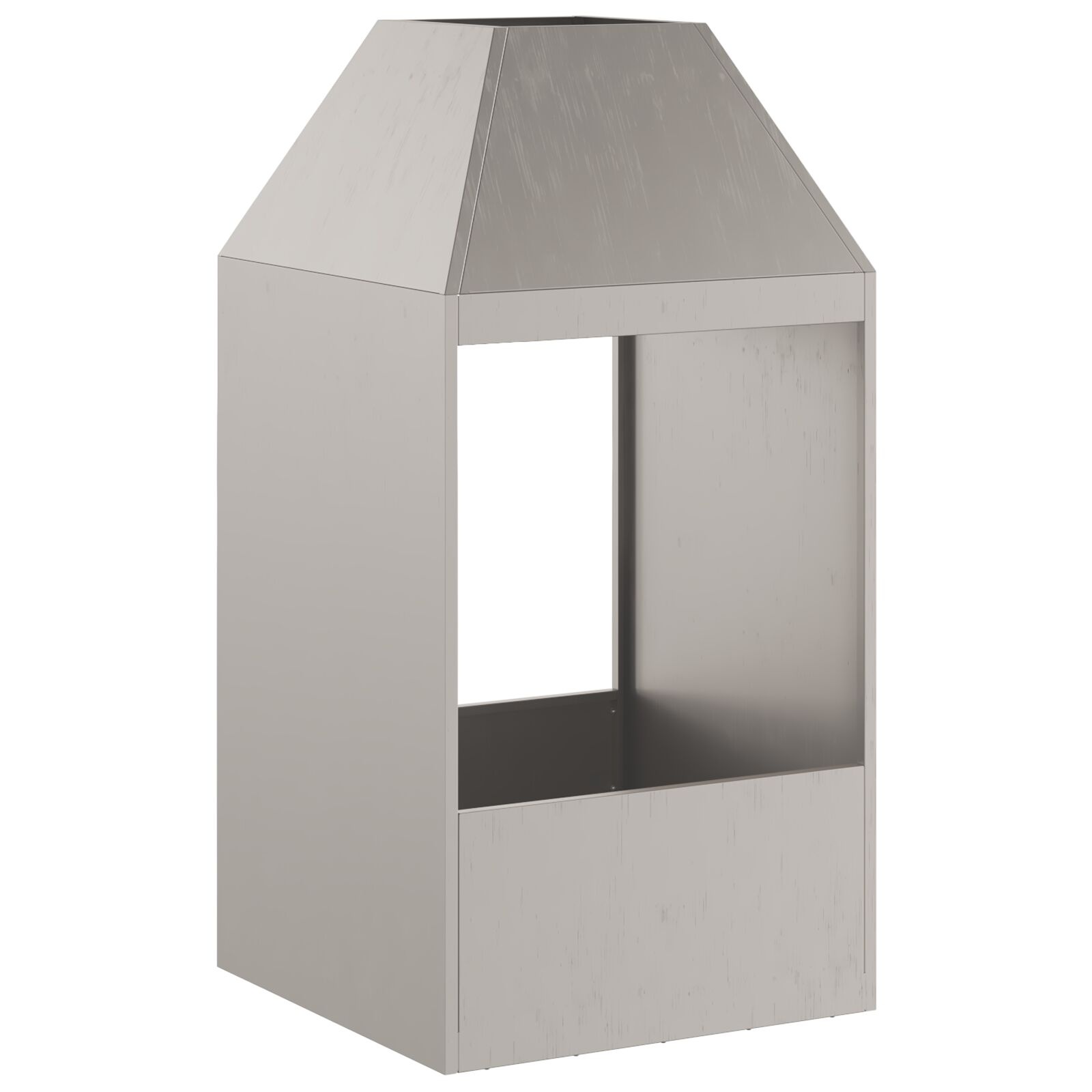 VidaXL Vuurnest 50x50x100 cm Weerbestendig Staal