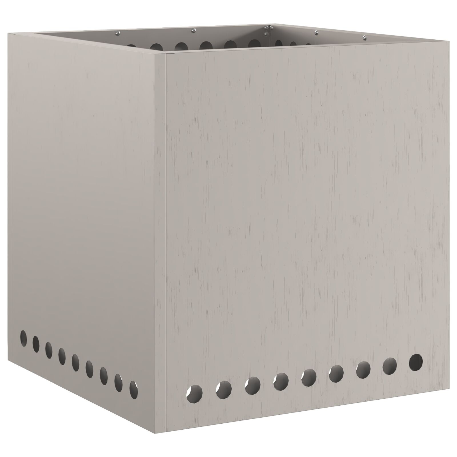 VidaXL Rookloze Vuurkorf Vierkant 48x48x50 cm Verweerd Staal