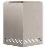 VidaXL Rookvrije Vuurkorf Hexagonaal 48x48x51 cm Weervast Staal