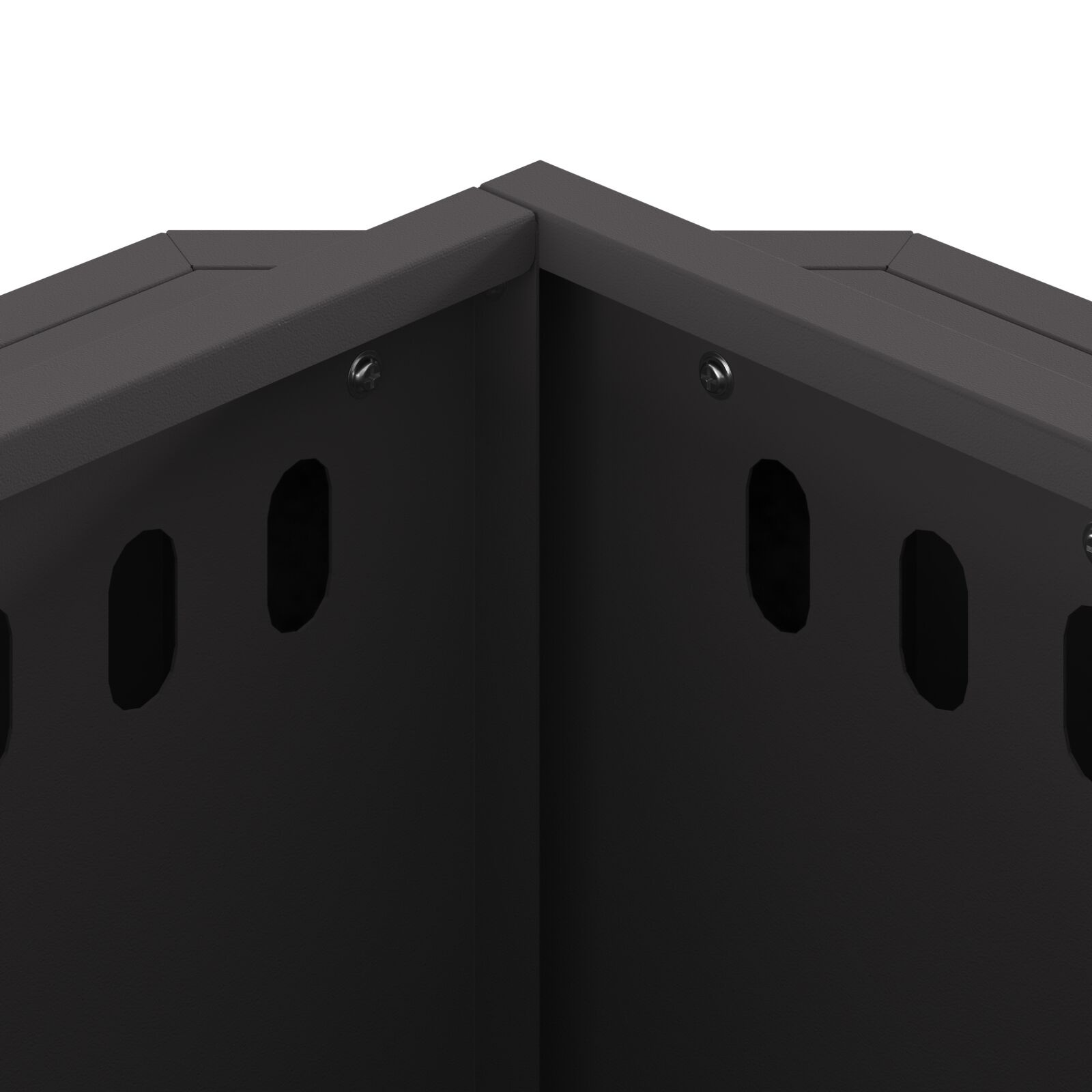 VidaXL Rookloze Vuurschaal Zwart 38x38x51 cm Staal