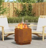 VidaXL Rookloze Vuurkorf 48x48x51 cm Weerbestendig Staal