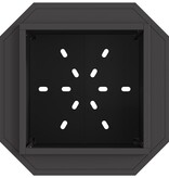 VidaXL Rookloze Vuurschaal Zwart 48x48x51 cm Staal