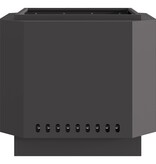 VidaXL Rookloze Vuurkorf Zwart 58x58x51 cm Staal