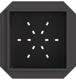 VidaXL Rookloze Vuurkorf Zwart 58x58x51 cm Staal