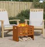 VidaXL Vuurkorf Rechthoekig 50x30x40 cm Weerbestendig Staal