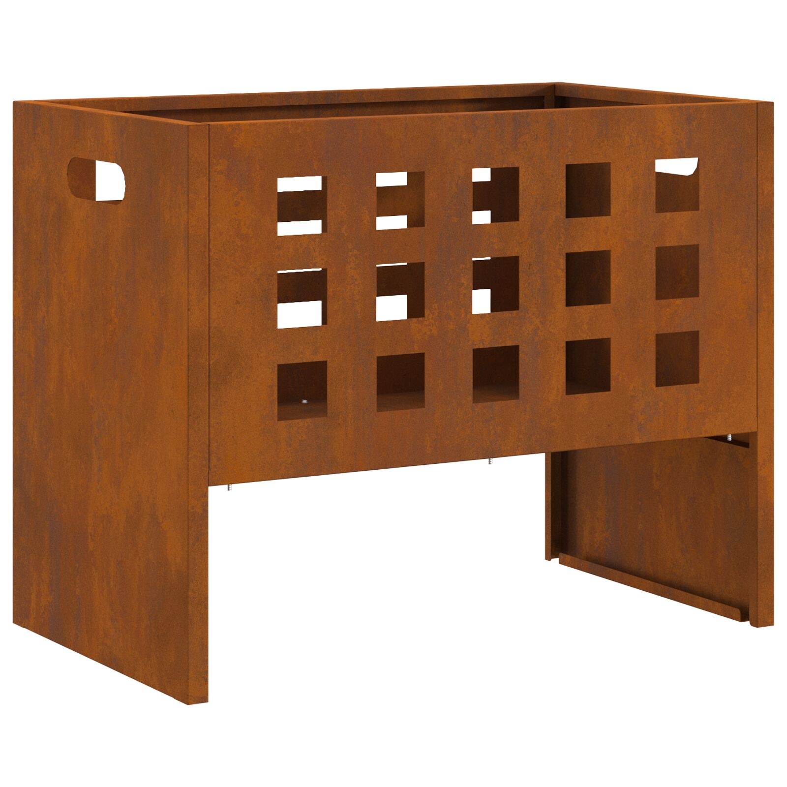 VidaXL Vuurkorf Rechthoekig 50x30x40 cm Weerbestendig Staal