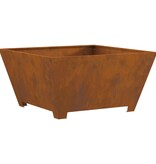 VidaXL Vuurkorf Vierkant 80x80x40 cm Weerbestendig Staal