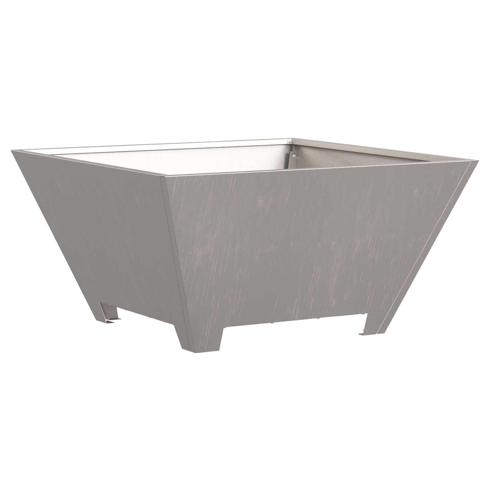 VidaXL Vuurschaal Vierkant 60x60x30 cm Weervast Staal