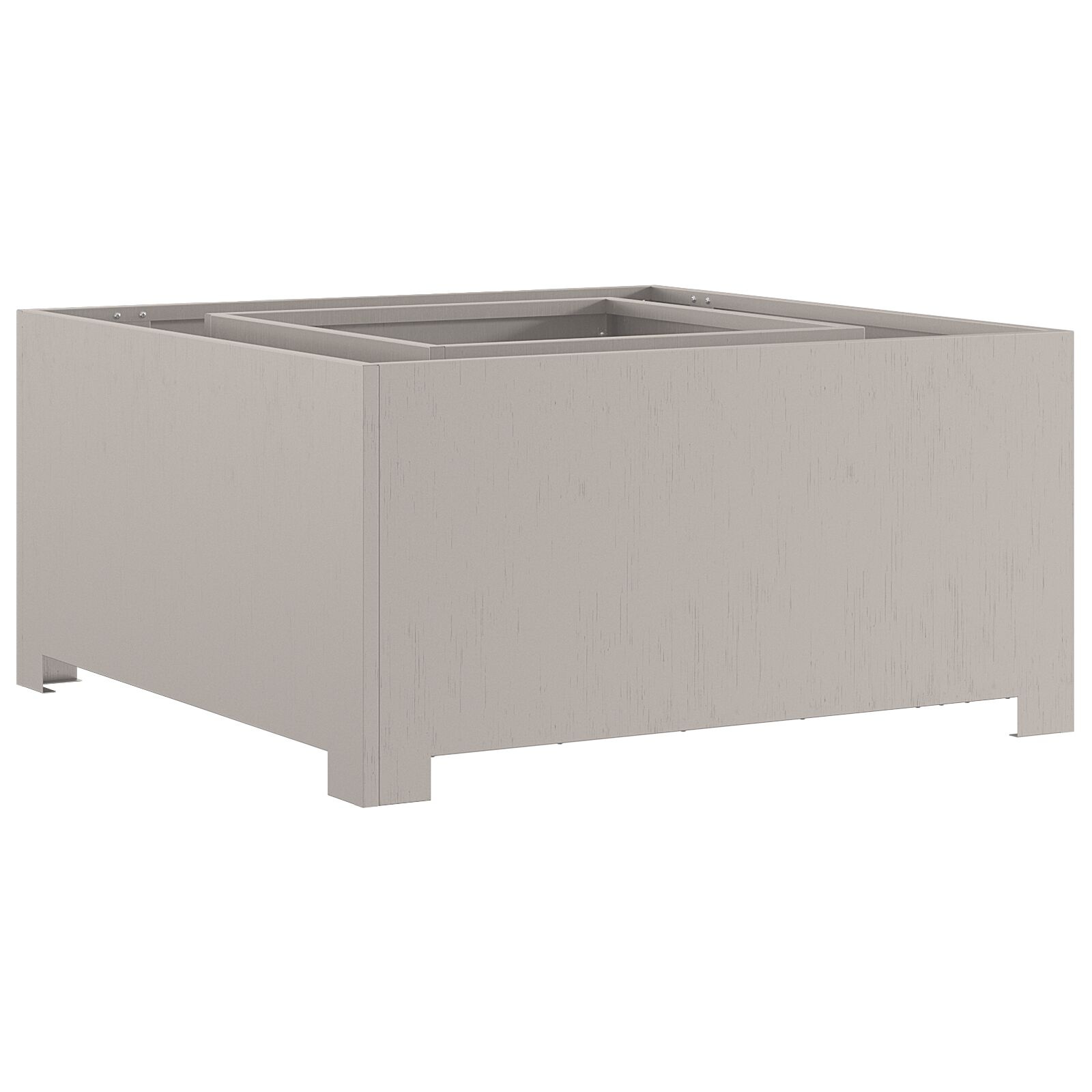 VidaXL Vuurkorf Vierkant 80x80x40 cm Weervast Staal