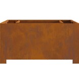 VidaXL Vuurkorf Vierkant 80x80x40 cm Weervast Staal