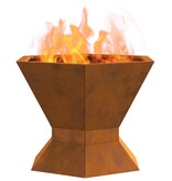 VidaXL Vuurkorf Hexagonaal 50x50x40 cm Weerbestendig Staal