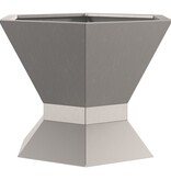 VidaXL Vuurkorf Hexagonaal 50x50x40 cm Weerbestendig Staal