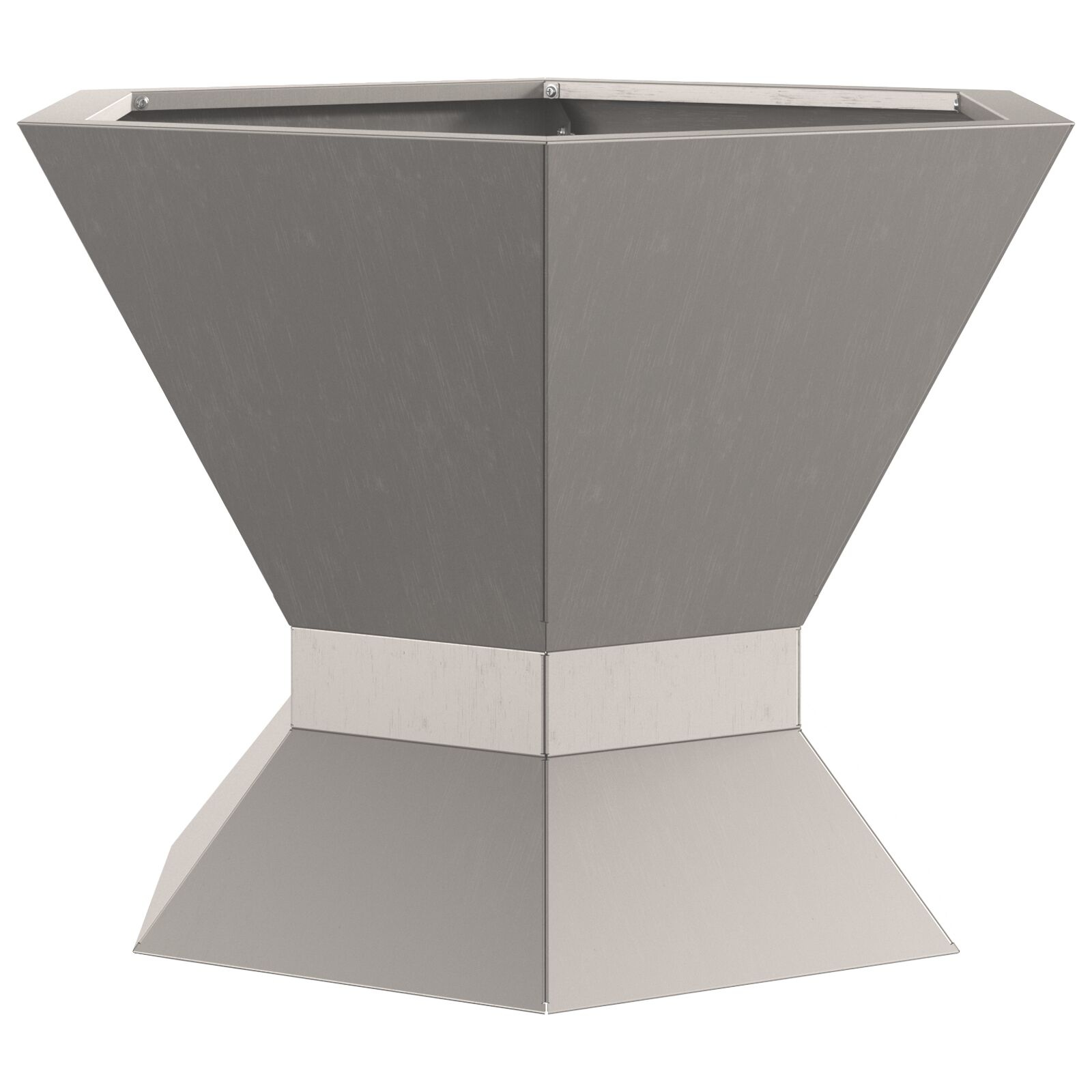 VidaXL Vuurkorf Hexagonaal 50x50x40 cm Weerbestendig Staal