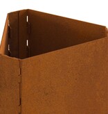 VidaXL Vuurkorf met Schouw 50x43x52 cm Verweerd Staal