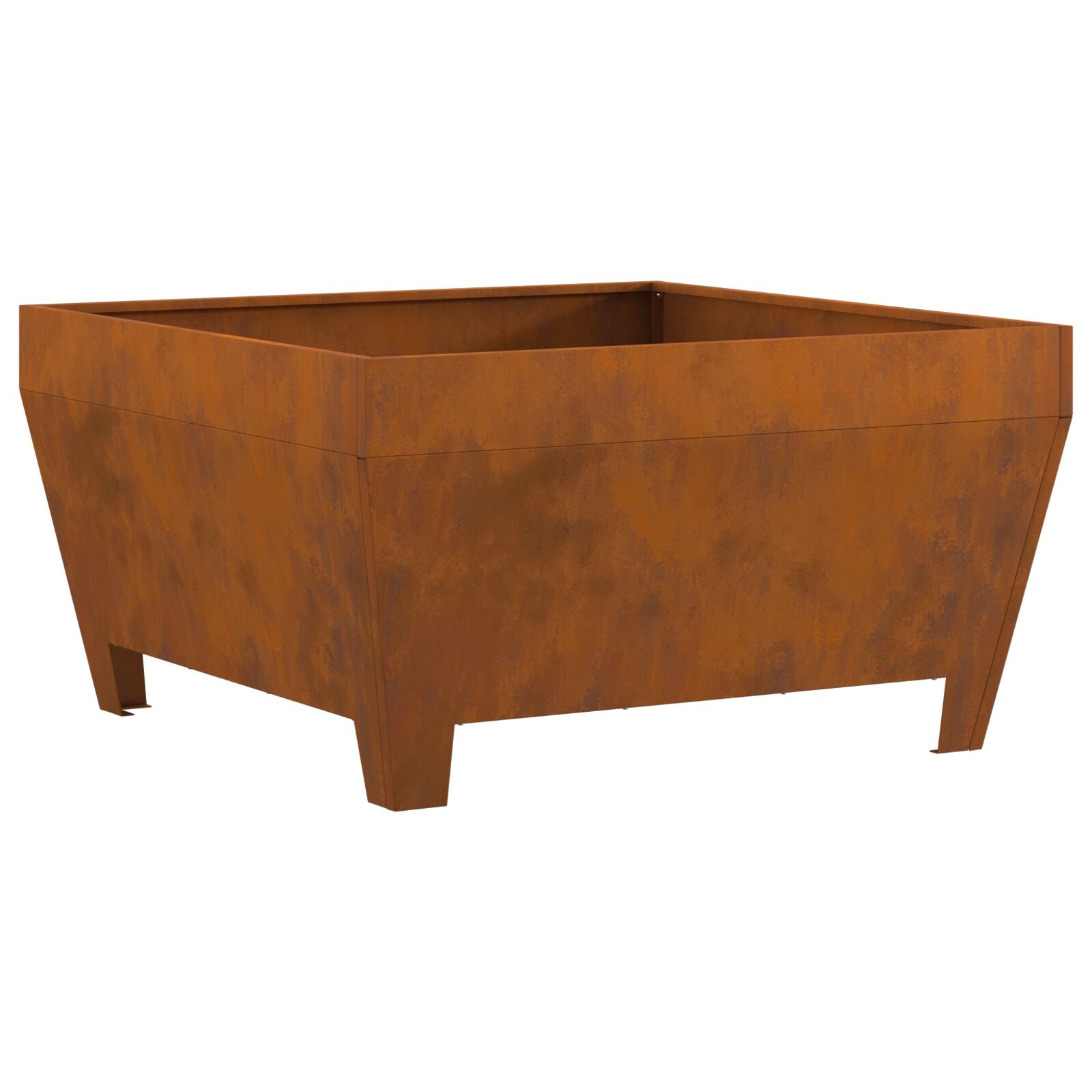 VidaXL Vuurkorf Corten Staal Staal 80 x 80 x 43 cm Duurzaam