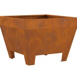 VidaXL Vierkante Vuurkorf 50x50x30 cm Weerbestendig Staal