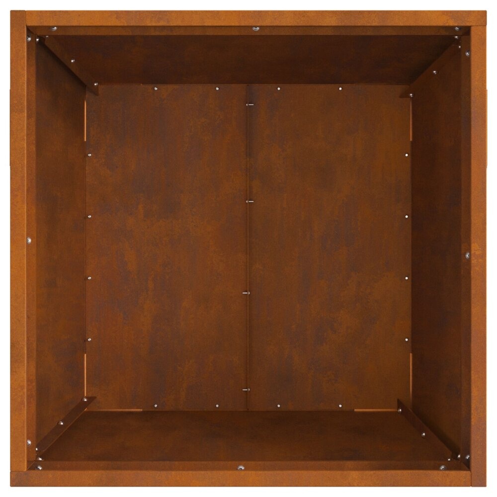 VidaXL Vierkante Vuurkorf 50x50x30 cm Weerbestendig Staal