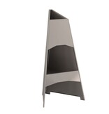 VidaXL Vuurkorf Piramide 50x45x95 cm Verweerd Staal