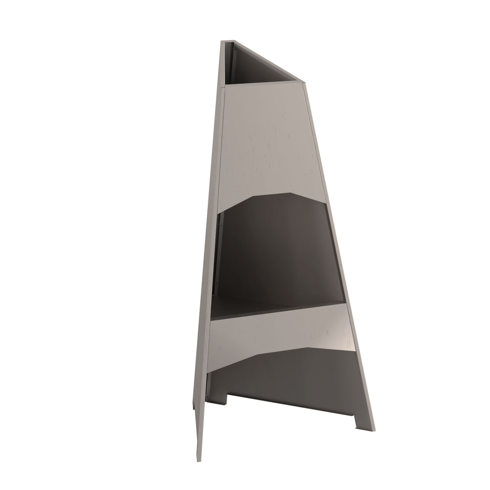 VidaXL Vuurkorf Piramide 50x45x95 cm Verweerd Staal