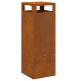 VidaXL Vuurkorf Vierkant 35x35x100 cm Verweerd Staal